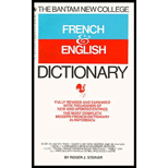 Bantam New College French and English Dictionary