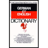 Bantam New College German-English Dictionary