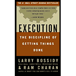 Execution: The Discipline of Getting Things Done