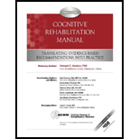 Cognitive Rehabilitation Manual