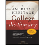 American Heritage College Dictionary, Indexed