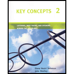 Key Concepts 2 : Listening, Note-Taking and Speaking Across the Discipline