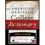 American Heritage College Dictionary, Indexed - With CD