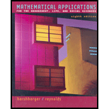 Mathematics Application for Management, Life, and Social Science