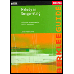 Melody in Songwriting: Tools and Techniques for Writing Hit Songs
