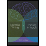 Scientific Writing=Thinking in Words