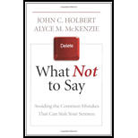 What Not to Say: Avoiding the Common Mistakes That Can Sink Your Sermon