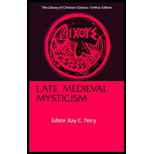 Late Medieval Mysticism (Paperback)