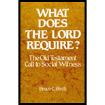 What Does the Lord Require? (Paperback)