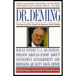 Dr. Deming : The American Who Taught the Japanese About Quality