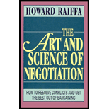 Art And Science Of Negotiation