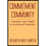 Commitment and Community : Communes and Utopias in Sociological Perspective