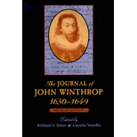 Journal of John Winthrop, 1630-1649