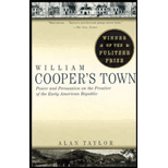 William Cooper's Town : Power and Persuasion on the Frontier of the Early American Republic