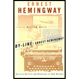 By-Line : Ernest Hemingway