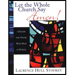 Let the Whole Church Say Amen!: Guide for Those Who Pray in Public (Paperback)