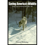 Saving America's Wildlife : Ecology and the American Mind, 1850-1990