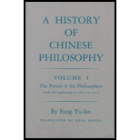 History of Chinese Philsosphy, Volume 1