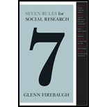 Seven Rules for Social Research