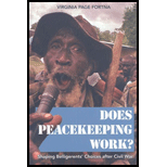Does Peacekeeping Work?: Shaping Belligerents' Choices after Civil War