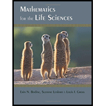 Mathematics for the Life Sciences