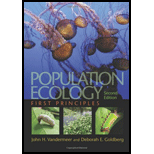 Population Ecology : First Principles