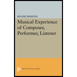 Musical Experience of Composer, Performer, Listener