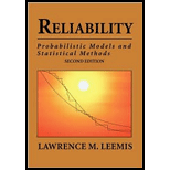 Reliability: Probabilistic Models and Statistical Methods