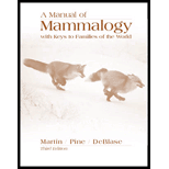 Manual of Mammalogy : With Keys to Families of the World