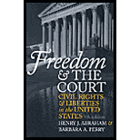 Freedom and the Court : Civil Rights and Liberties in the United States