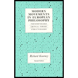 Modern Movements in European Philosophy : Phenomenology, Critical theory, Structuralism