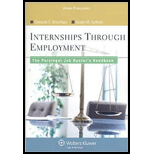 Internships Through Employment: Paralegal Job Hunters Handbook