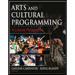 Arts and Cultural Programming: A Leisure Perspective