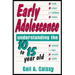 Early Adolescence : Understanding the 10 to 15 Year Old