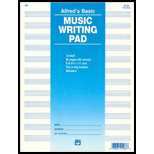 Music Writing Pad-12 Staff (Looseleaf)