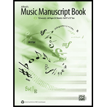 Alfred's Music Manuscript Book: 12-Stave