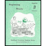 Beginning Wisely: English 3 - Worksheets