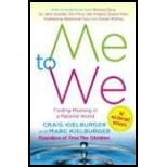 Me to We: Finding Meaning in a Material World