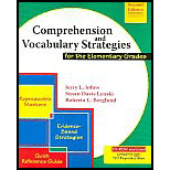 Comprehension and Vocabulary Strategies for the Elementary Grades With CD ROM