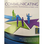 Communicating in Your Personal, Professional and Public Lives