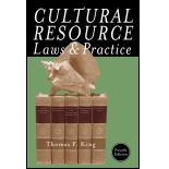 Cultural Resource Laws and Practice