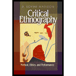 Critical Ethnography : Method, Ethics, and Performance