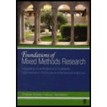 Foundations of Mixed Methods Research: Integrating Quantitative and Qualitative Techniques in the Social and Behavioral Sciences
