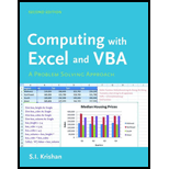 Computing With Excel and VBA - With CD