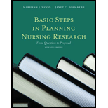 Basic Steps in Planning Nursing Research: From Question to Proposal