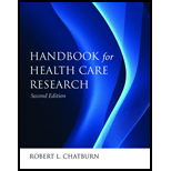 Handbook for Health Care Research (Paperback)