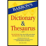 Barron's Dictionary and Thesaurus
