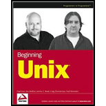 Beginning UNIX - With CD (Paperback)
