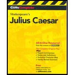 Cliffscomplete on Shakespeare's Julius Caesar