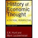 History of Economic Thought: Critcal Perspective